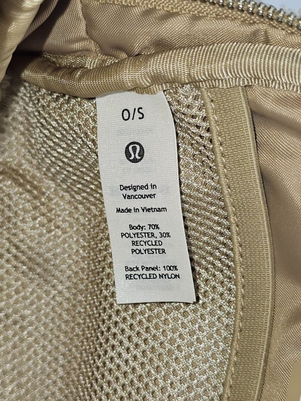 NWOT Lululemon Women's Beige Sherpa Fleece Belt Bag Crossbody Waist Pack  4567 - Picture 9 of 12